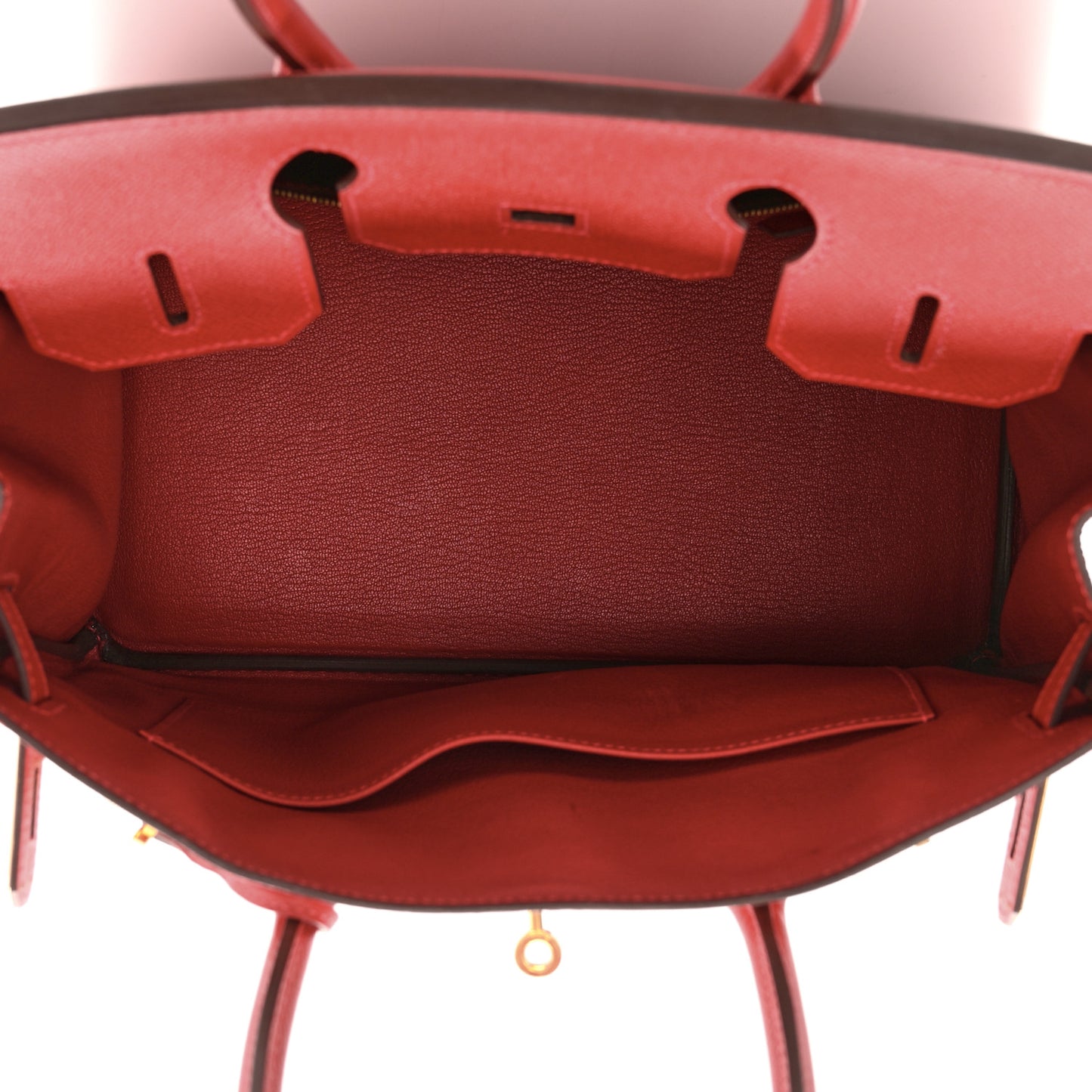 Epsom Birkin 30 Rouge Casaque