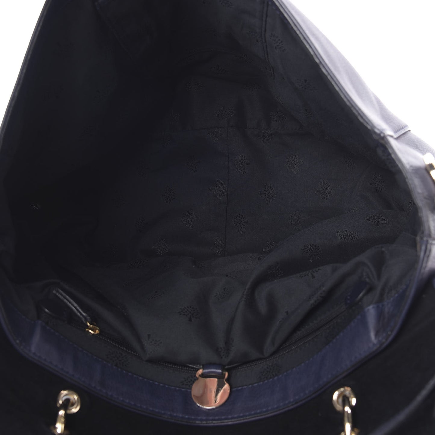 Soft Grain Calfskin Oversized Tillie Satchel Nightshade Blue