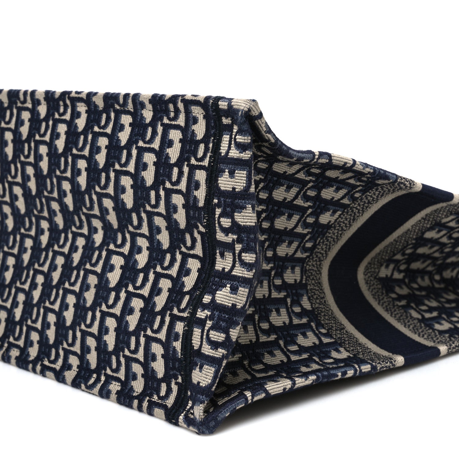Christian Dior Oblique Large Book Tote Blue Multicolor 10 of 11