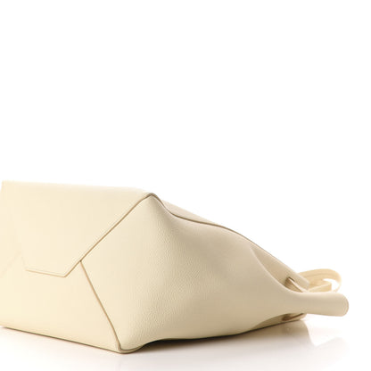 Celine Soft Grained Calfskin Small Belt Cabas Phantom Chalk 8 of 9