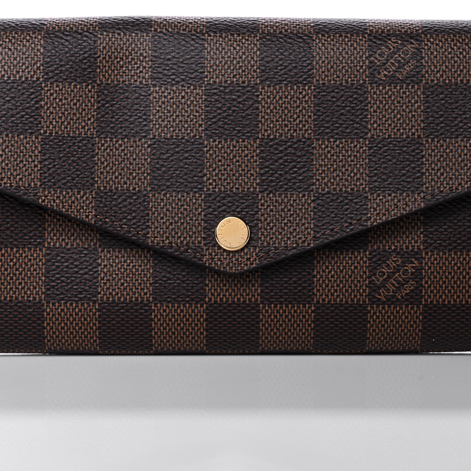 Louis Vuitton Damier Ebene Sarah Wallet NM 7 of 10