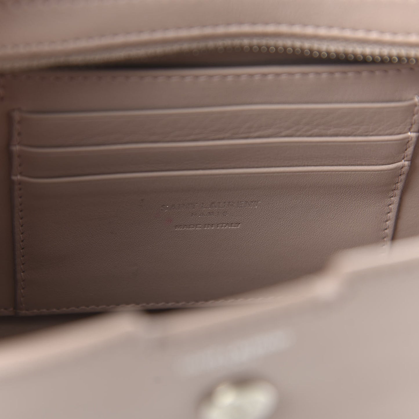 Calfskin Monogram Toy Cabas Taupe