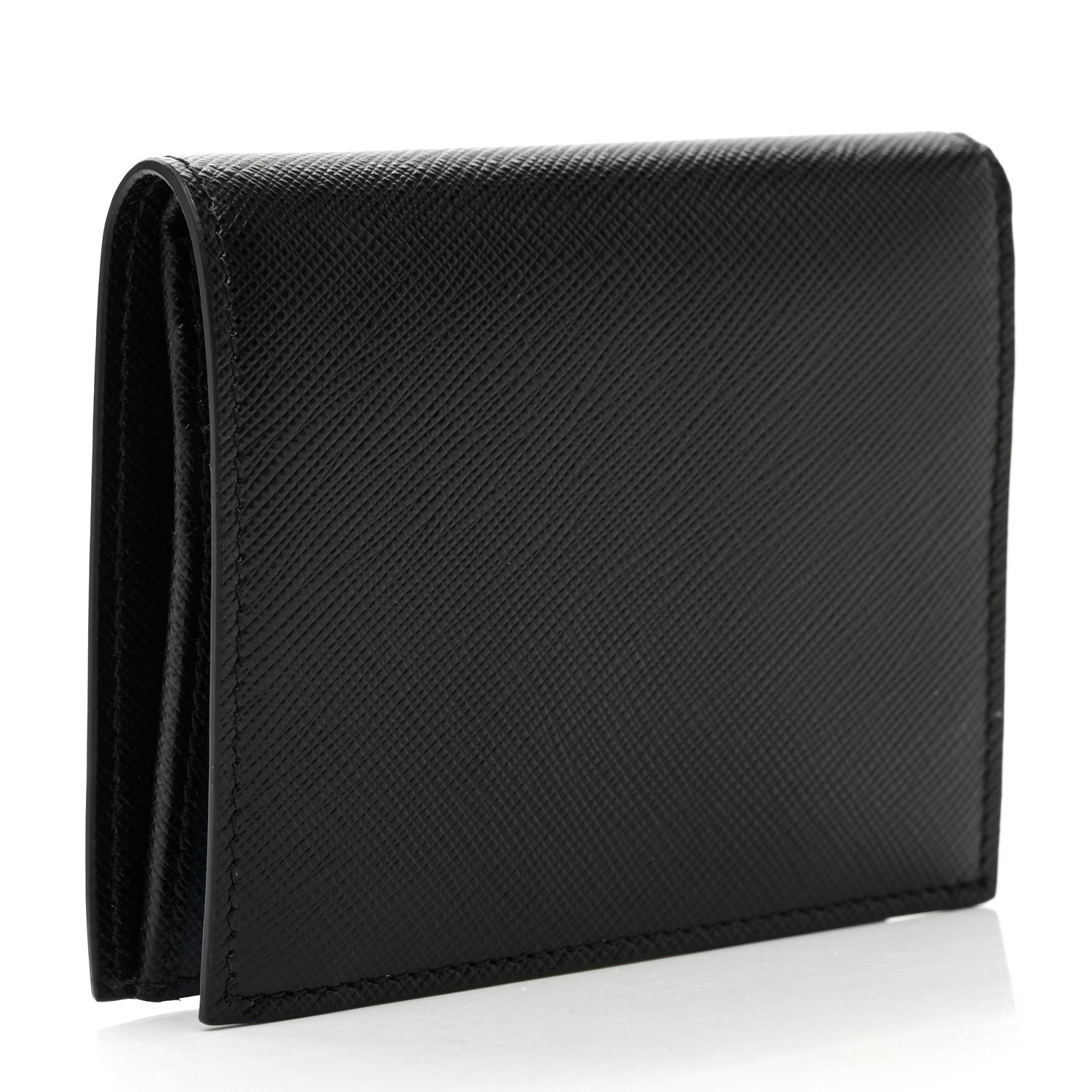 Prada Saffiano Bi-Fold Wallet Black 3 of 7