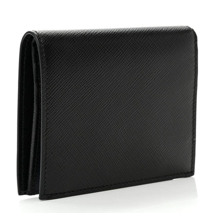 Prada Saffiano Bi-Fold Wallet Black 3 of 7
