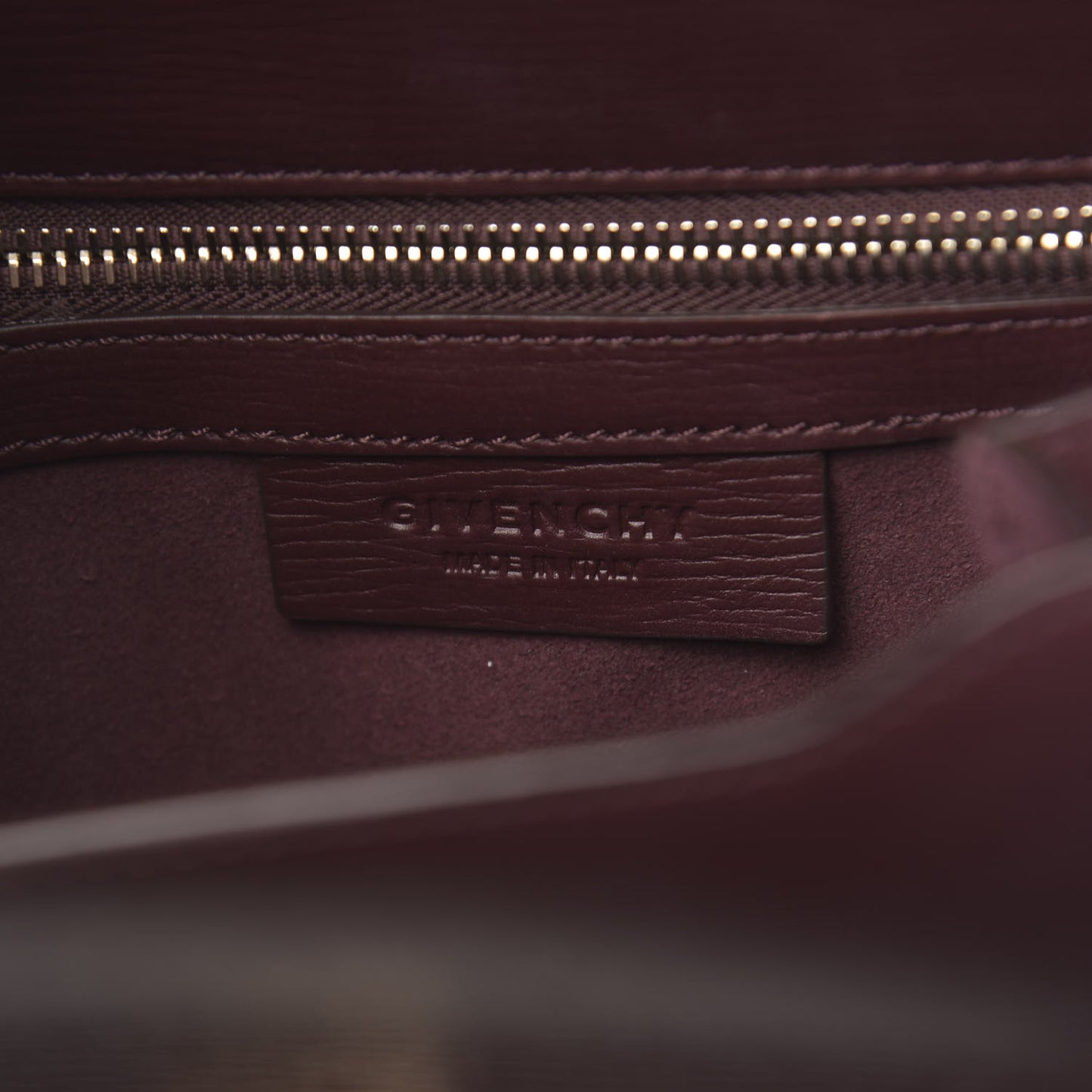Textured Calfskin Mini Pandora Box Chain Crossbody Bag Oxblood