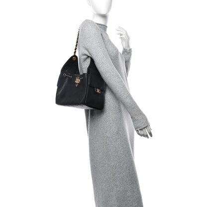 Chanel Caviar Quilted Small Chanel 25 Handbag Black 2 of 10