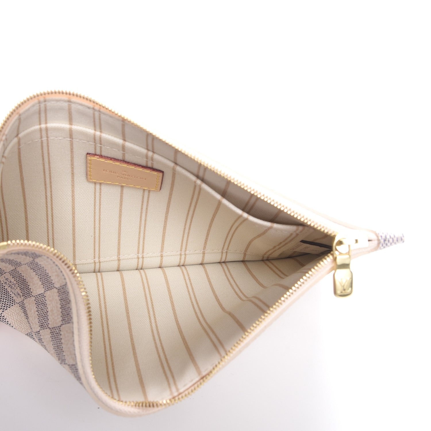 Louis Vuitton Damier Azur Neverfull MM GM Pochette 5 of 8