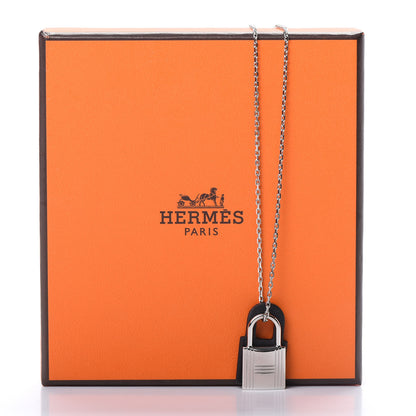 Hermes Swift Small O'Kelly Pendant Necklace Black 6 of 6