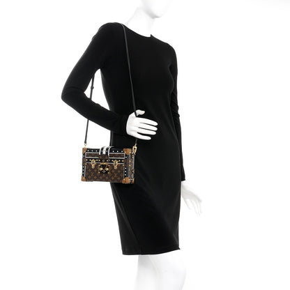 Louis Vuitton Monogram Petite Malle Black 2 of 9