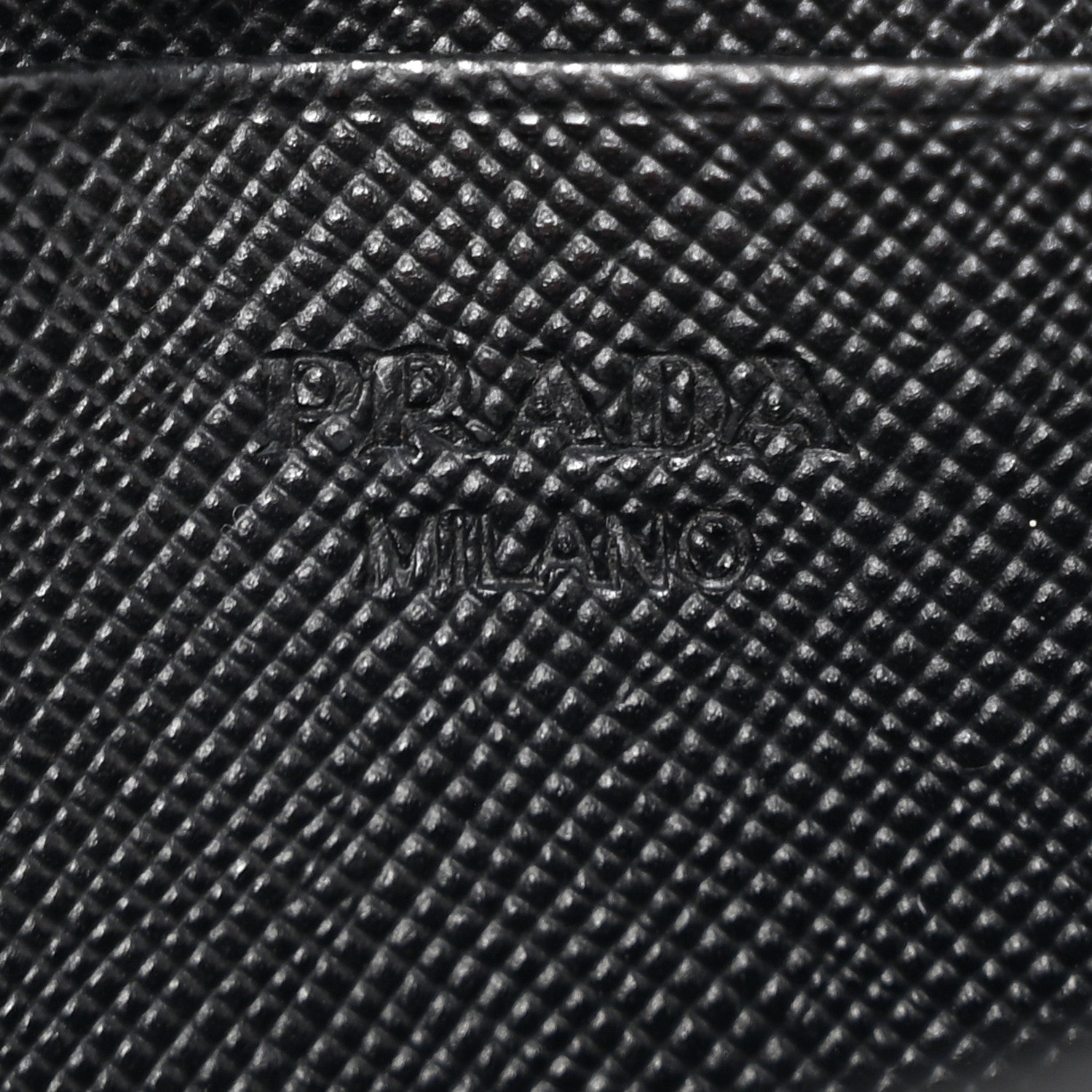 Prada Saffiano Card Holder Black 6 of 12