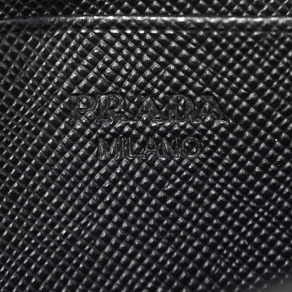 Prada Saffiano Card Holder Black 6 of 12