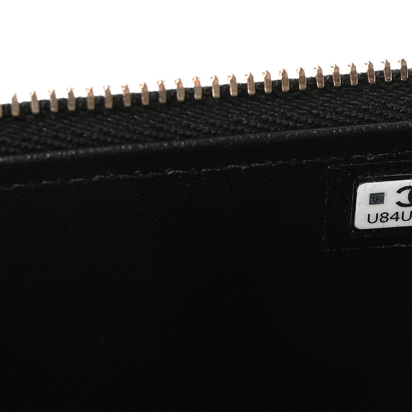 Lambskin Quilted Small Top Handle Vanity Case With Chain Black
