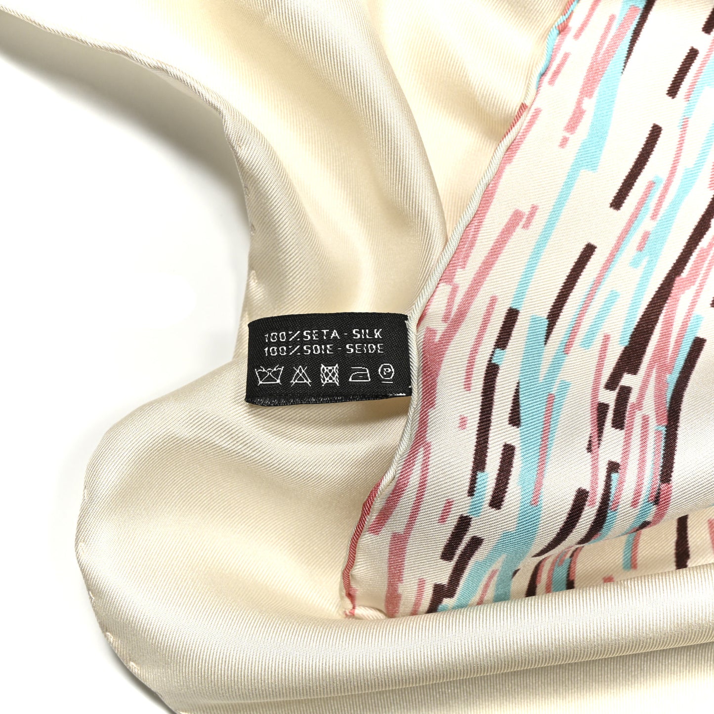 Silk CC Square Scarf Multicolor