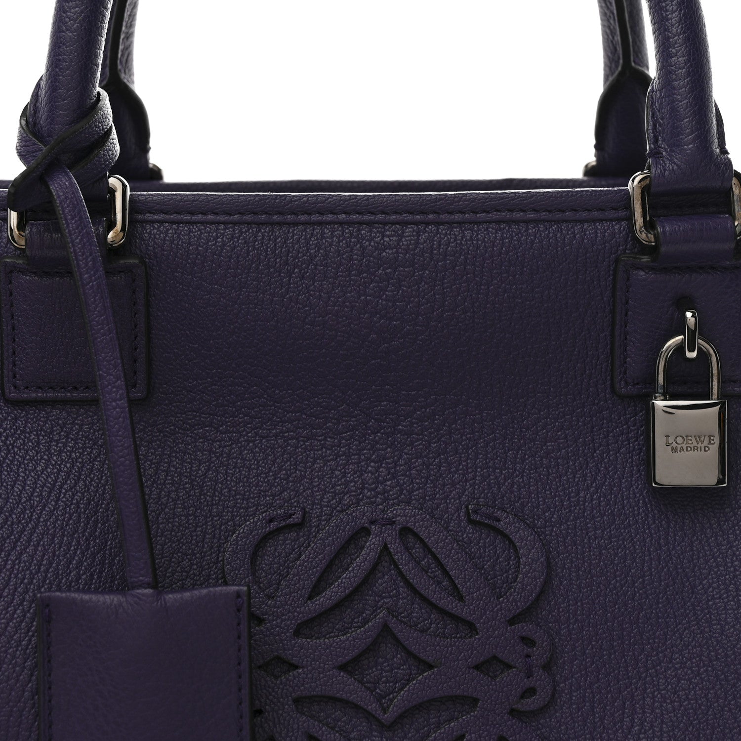 Loewe Goatskin Amazona 36 Purple 7 of 9