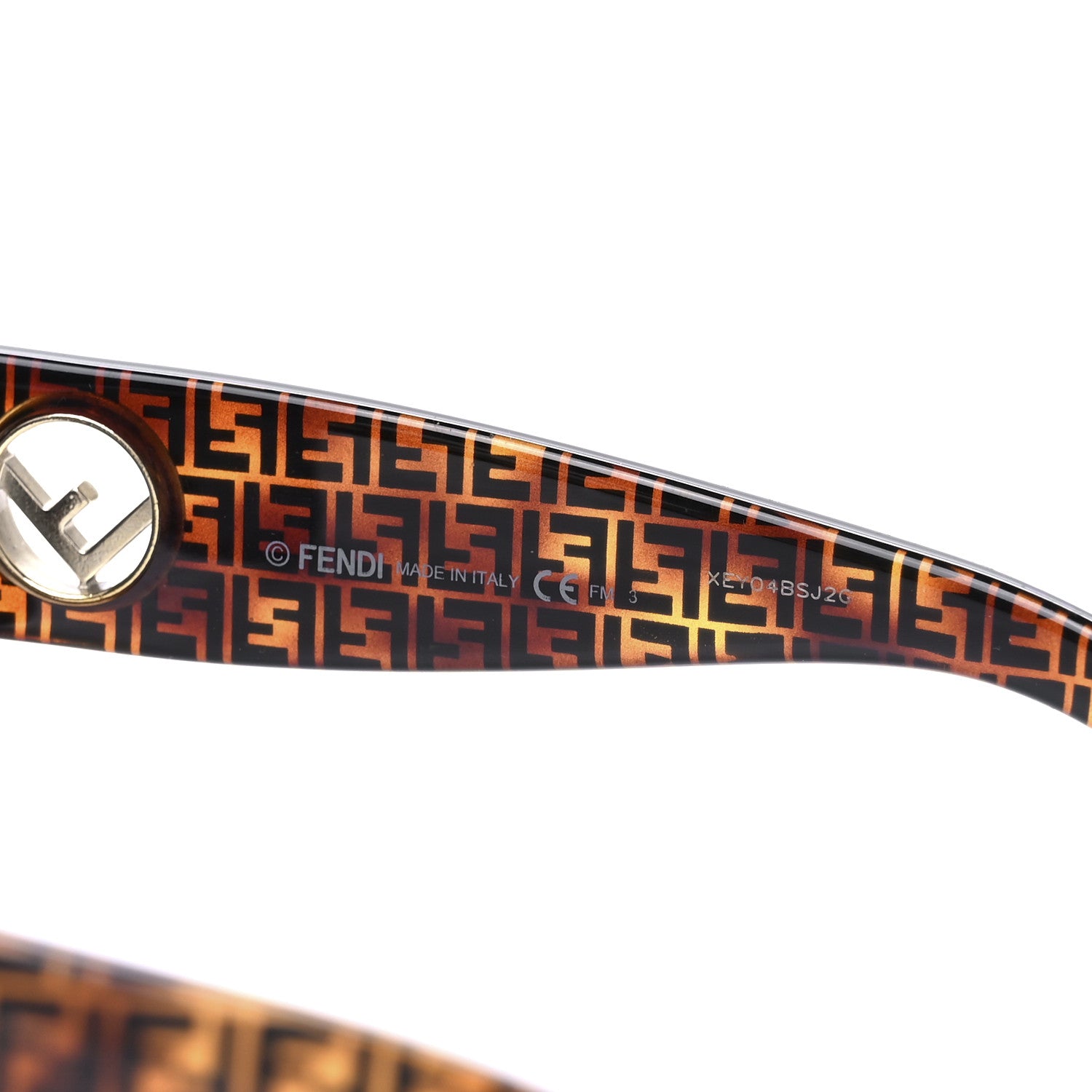 Fendi Acetate F is Fendi FF 51mm Cat Eye Sunglasses 0327/S Tortoise Camouflage 6 of 7