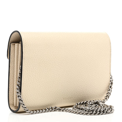 Gucci Dollar Calfskin Mini Dionysus Chain Wallet Mystic White 3 of 9