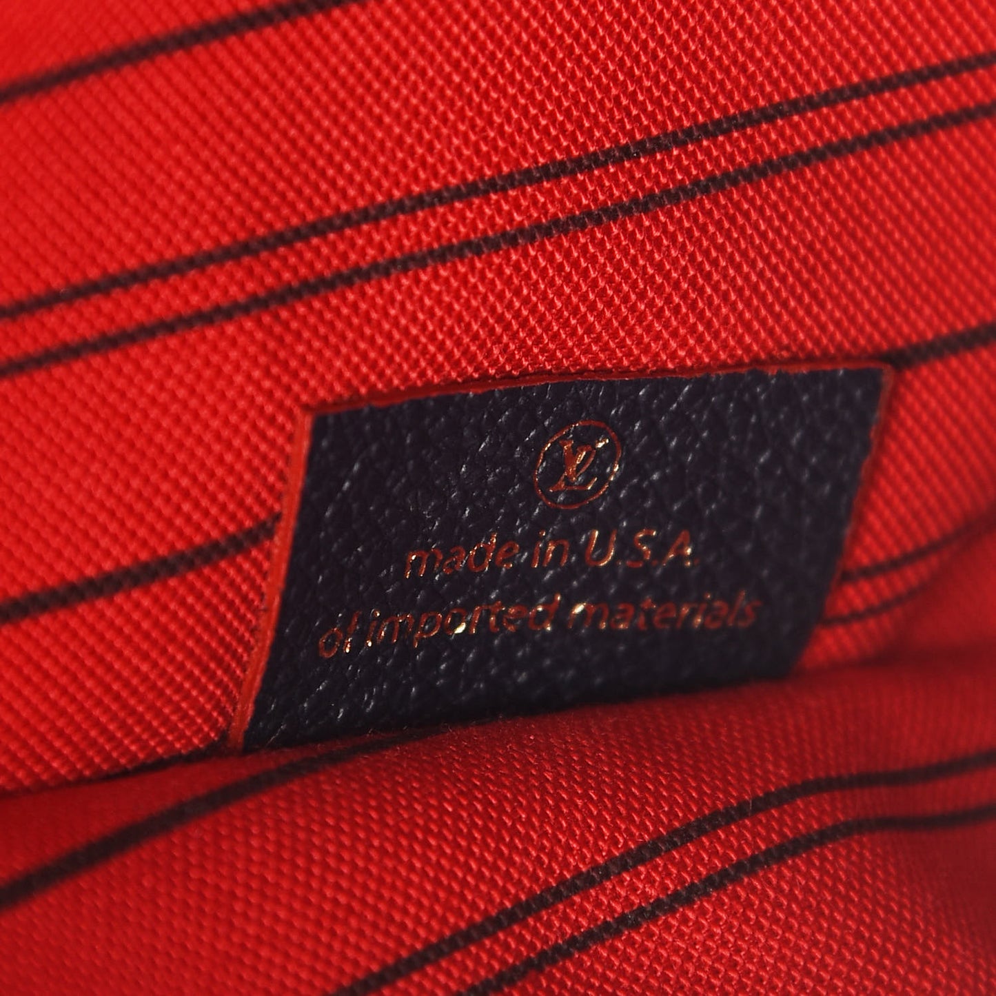 Empreinte Pochette Metis Marine Rouge