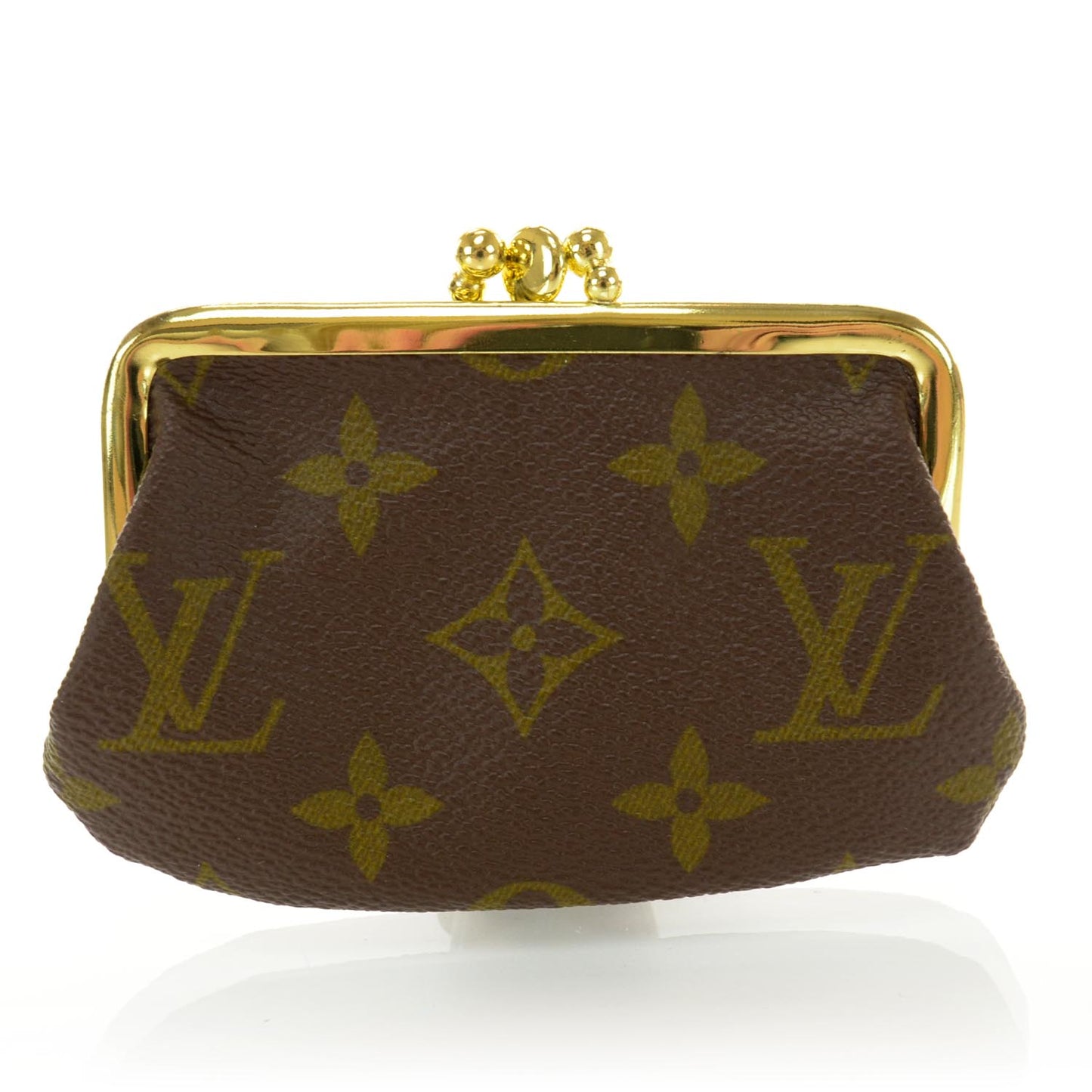 Monogram Kisslock Coin Purse