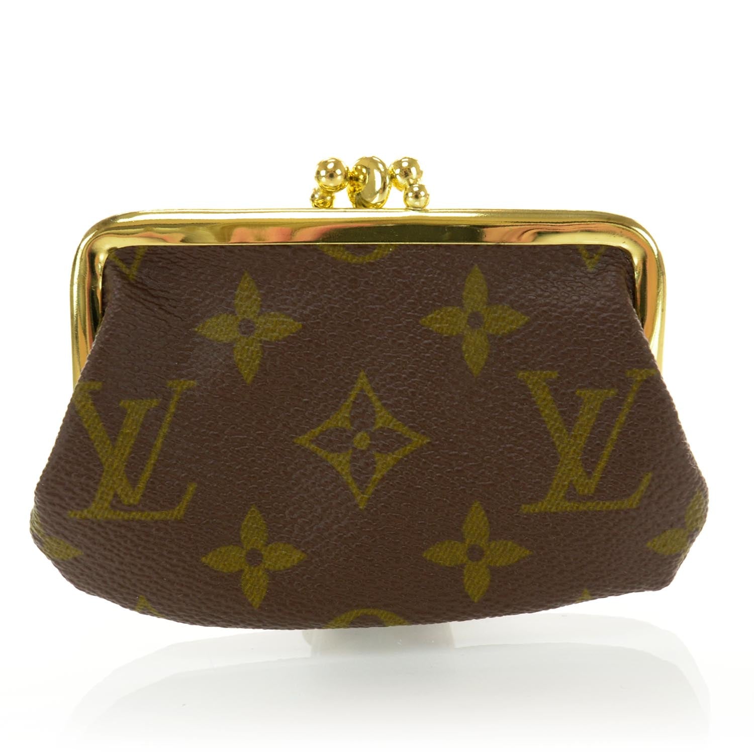 Louis Vuitton Monogram Kisslock Coin Purse 1 of 5