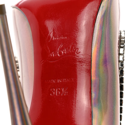 Christian Louboutin Patent Psychic Chick Queen 100 Pumps 36.5 Iridescent 7 of 7