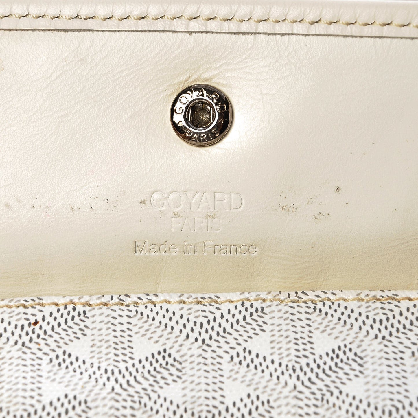 Goyardine Saint Louis GM White