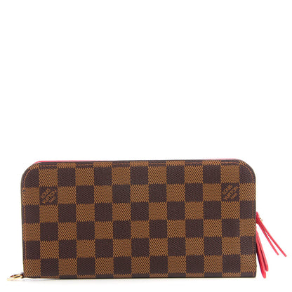 Louis Vuitton Damier Ebene Insolite Wallet Red 1 of 7