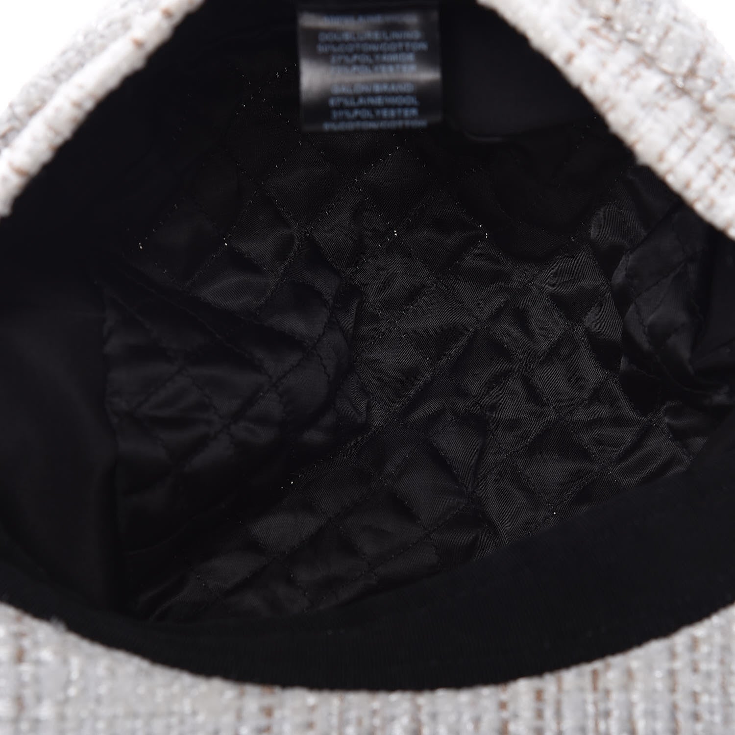 Chanel Wool Cap Hat S Ivory 5 of 7
