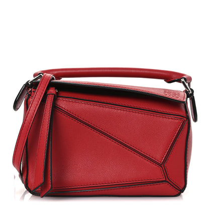 Loewe Calfskin Mini Puzzle Bag Pomodoro 1 of 14