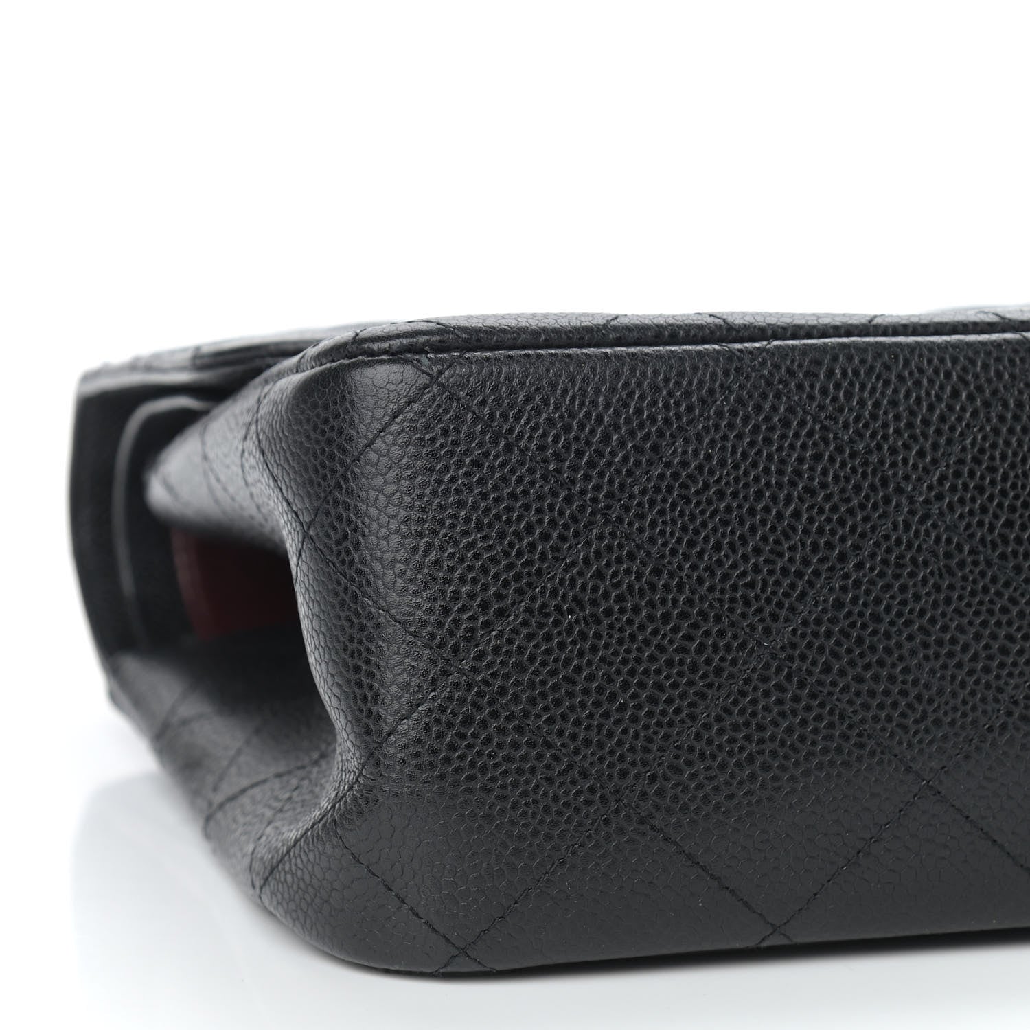 Chanel Caviar Quilted Jumbo Double Flap Black 7 of 9