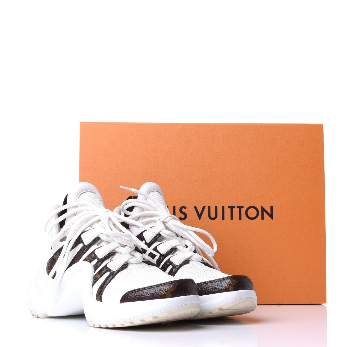 Patent Monogram LV Archlight Sneakers 36 White