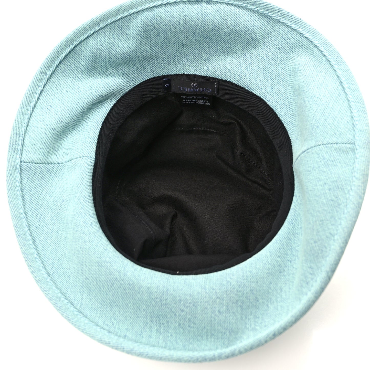 Denim Logo Bucket Hat S Light Blue