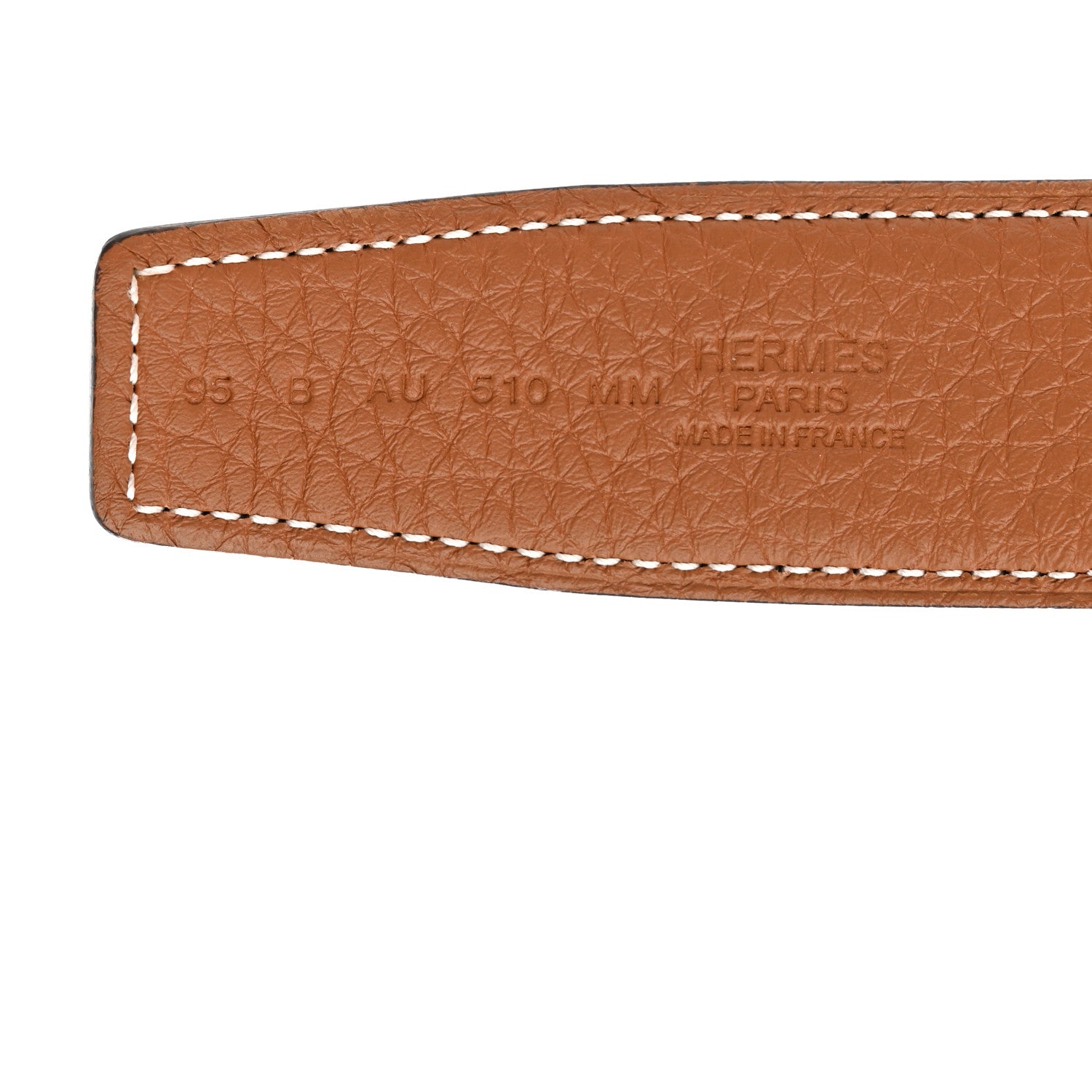 Hermes Box 135 Togo 32mm Faubourg H Belt 95 38 Black Gold 3 of 7