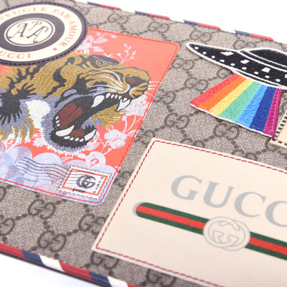 Gucci GG Supreme Monogram Courrier Documents Holder Beige New Acero 12 of 12