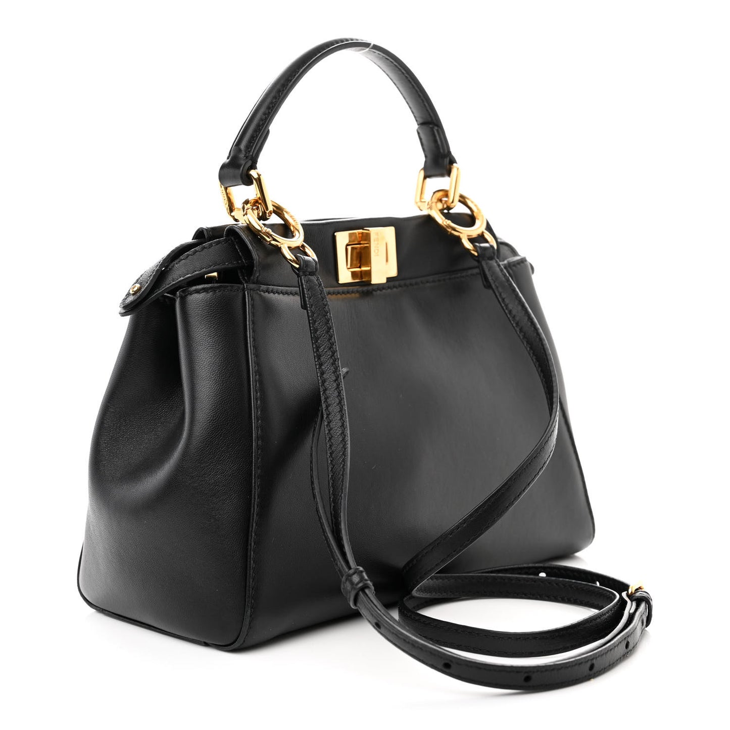 Nappa Mini Peekaboo Iconic Satchel Black