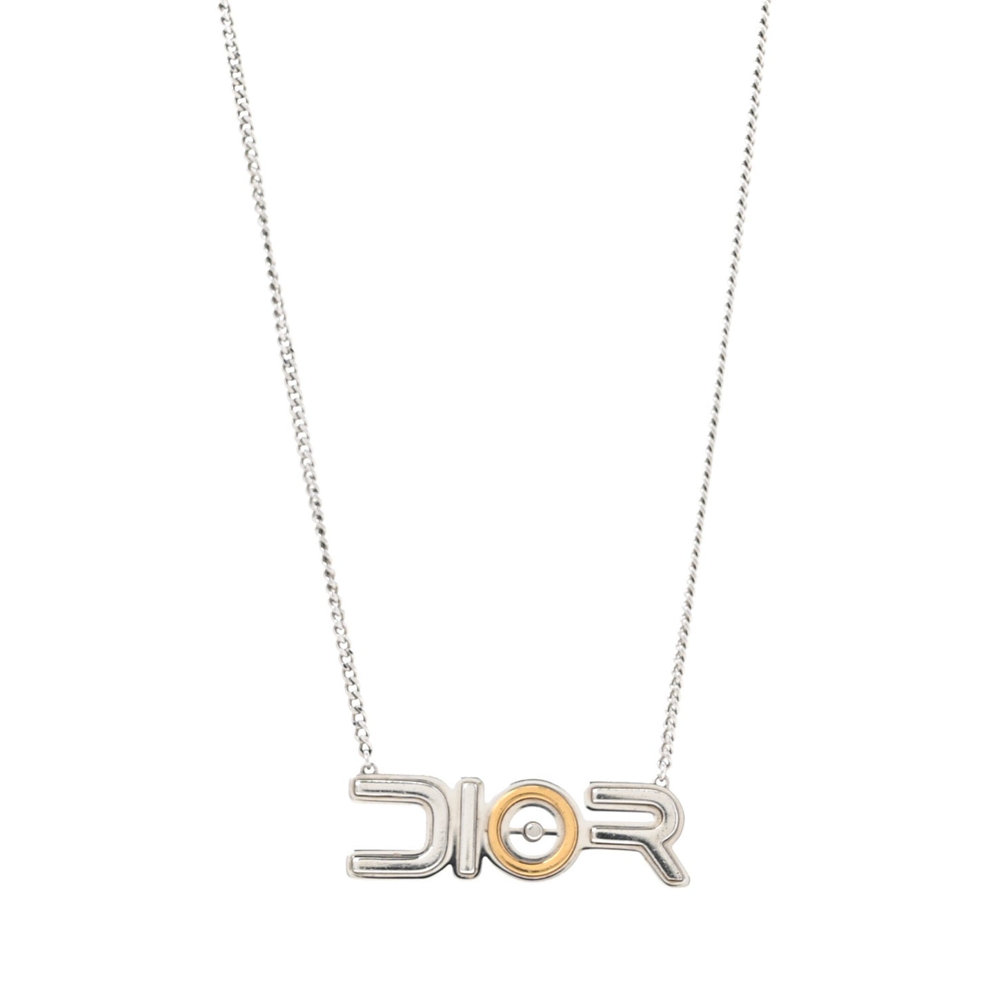 X SORAYAMA Metal Logo Necklace Silver Gold