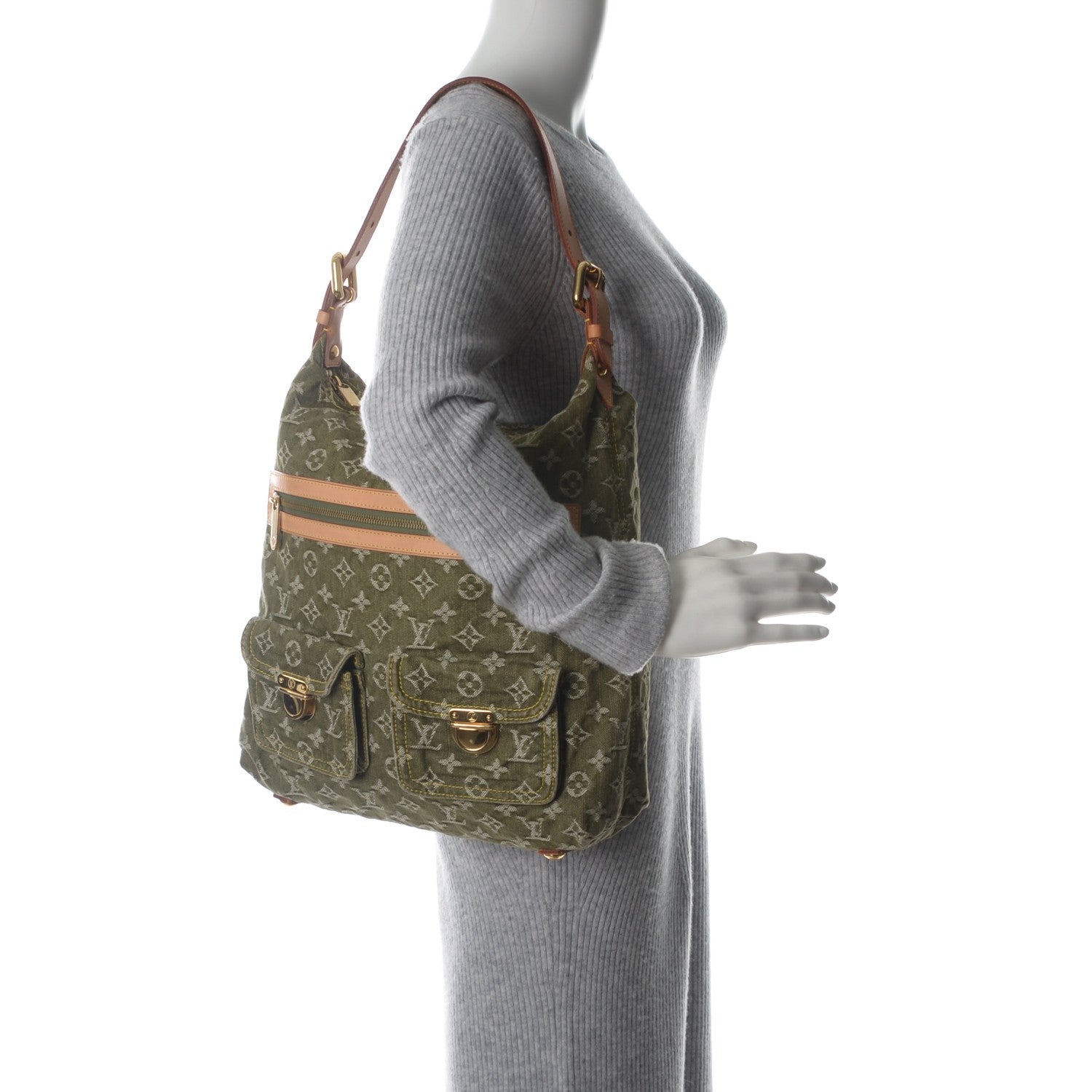 Louis Vuitton Denim Baggy GM Lichen 2 of 6