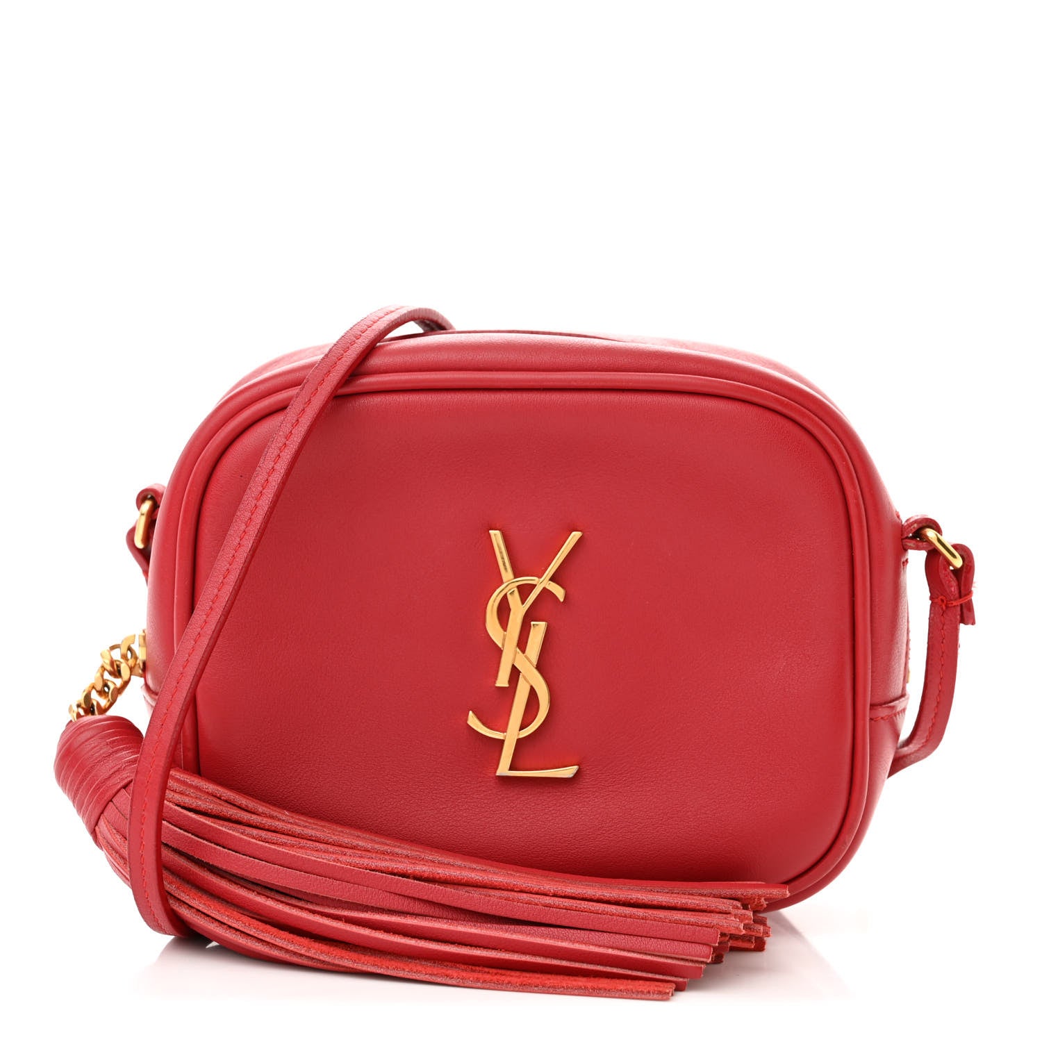 Saint Laurent Nappa Monogram Blogger Bag New Red 1 of 12