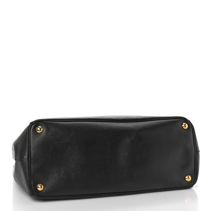 Prada Saffiano Large Galleria Double Zip Tote Black 4 of 8