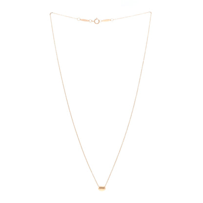 Tiffany 18K Rose Gold 6.5mm Elsa Peretti Bean Pendant Necklace 3 of 4