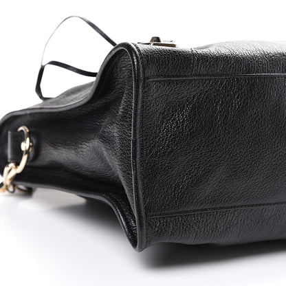 Balenciaga Chevre Gold Metallic Edge Hardware City Black 8 of 9