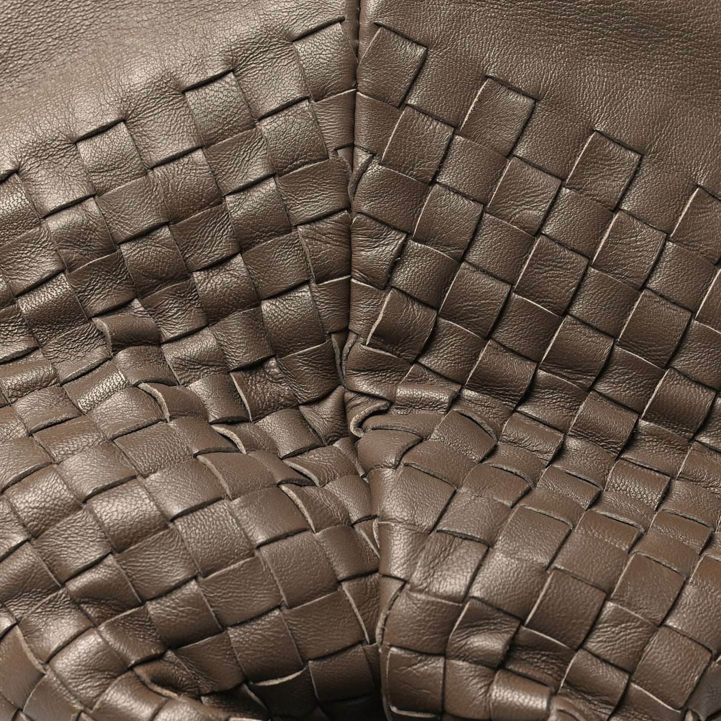Intrecciato Nappa Aquilone Fortune Cookie Hobo Taupe