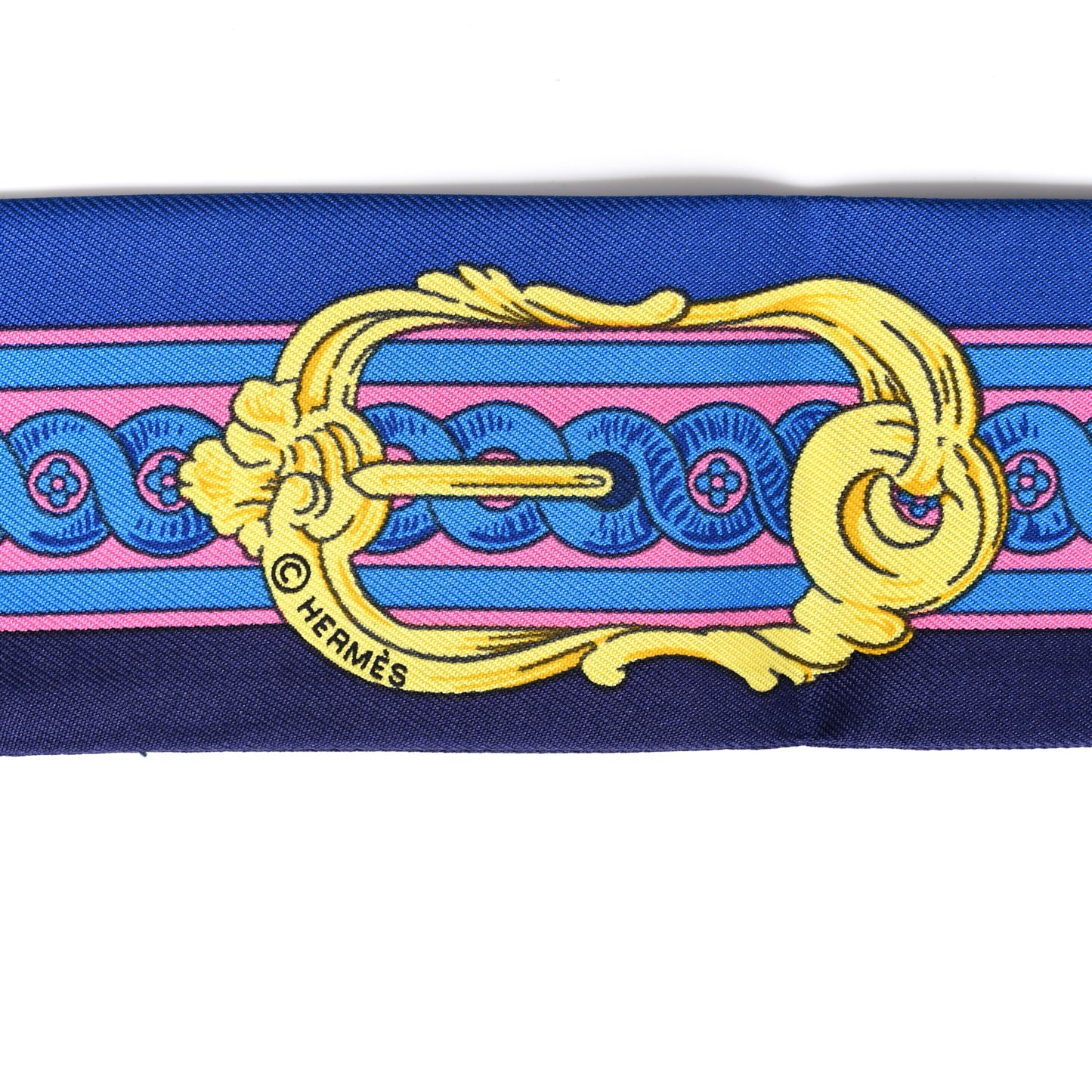Silk Bride De Cour Twilly Indigo Rose Vif Gold