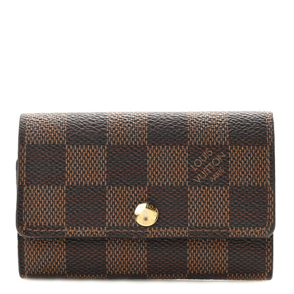 Louis Vuitton LOUIS VUITTON Damier Ebene Multicles 6 Key Holder 1 of 9