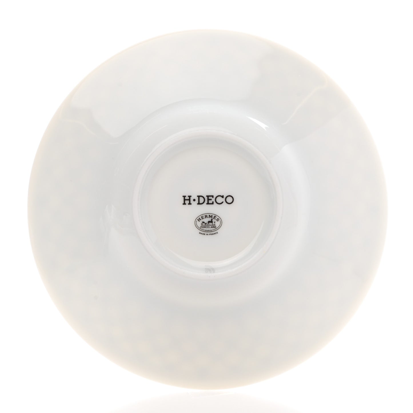 Porcelain H Deco Coffee Cup And Saucer Set Of 2 Black