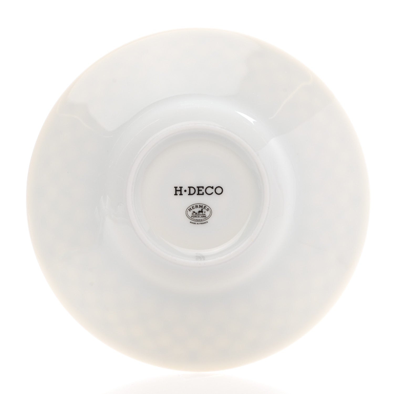 Hermes Porcelain H Deco Coffee Cup And Saucer Set Of 2 Black 8 of 14
