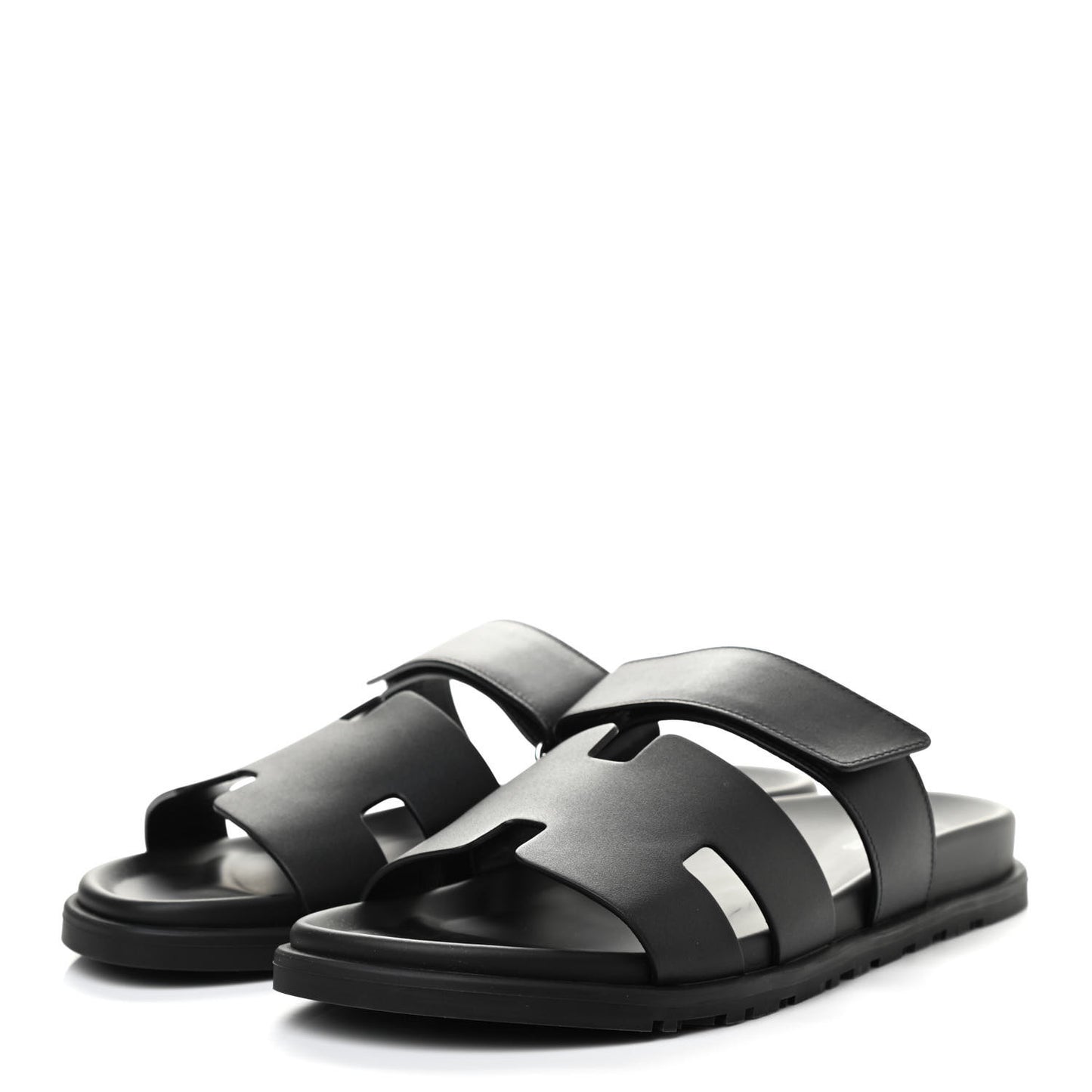 Calfskin Mens Chypre Sandals 42 Black