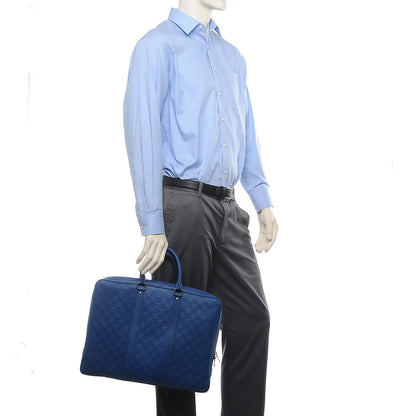 Louis Vuitton Damier Infini Porte-Documents Voyage Neptune 2 of 6