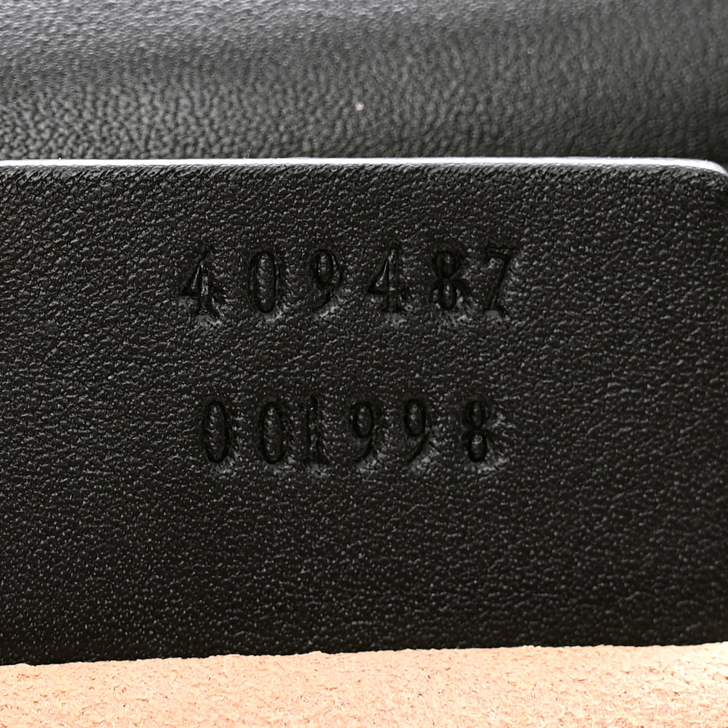 Gucci GG Supreme Monogram Bees Small Padlock Shoulder Bag Black 7 of 17