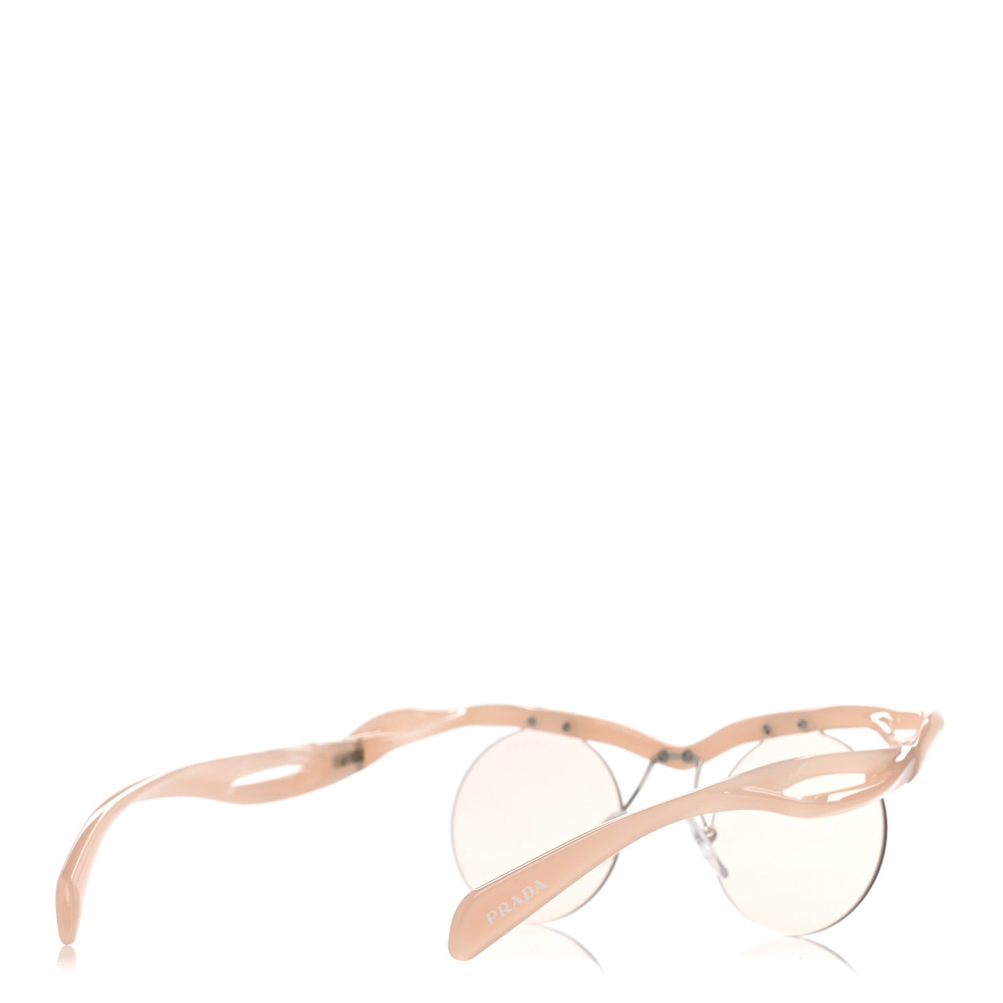 Acetate Rimless Sunglasses SPR A24 Light Pink