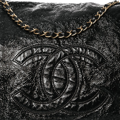 Chanel Vinyl XXL Rock and Chain Flap Black 8 of 15